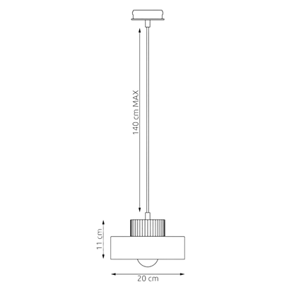 TAKLAMPA KIVI 1 - 20cm