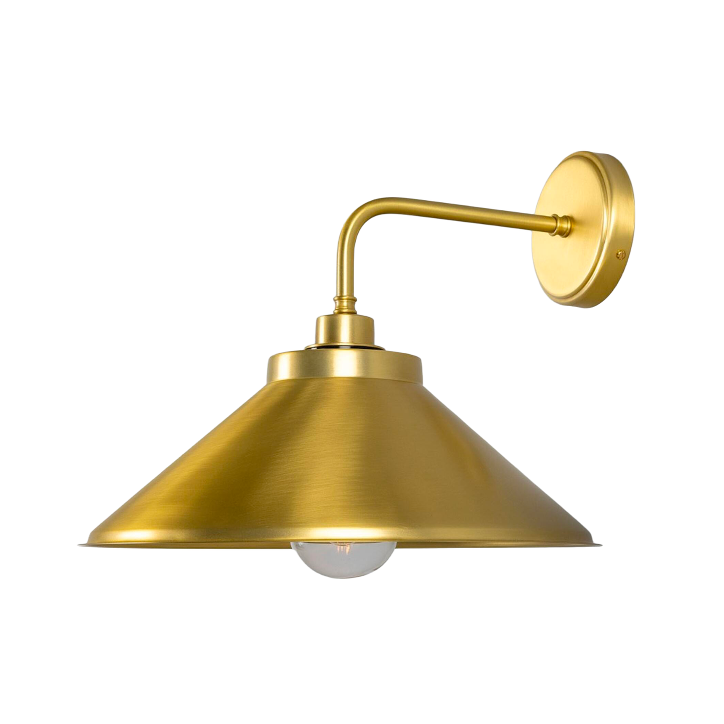 NERISSA -  Brass Bathroom Wall Light 37.5cm IP65
