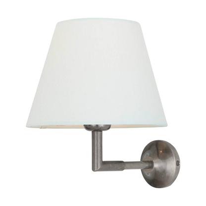 KILKEE - Modern Brass Wall Light with Fabric Shade