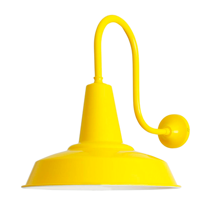 HEX - Industrial Factory Swan Neck Wall Light