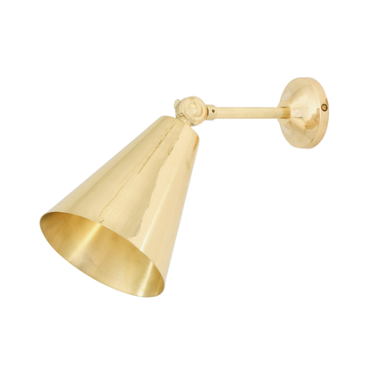 MOYA - Adjustable Brass Wall Light 14cm