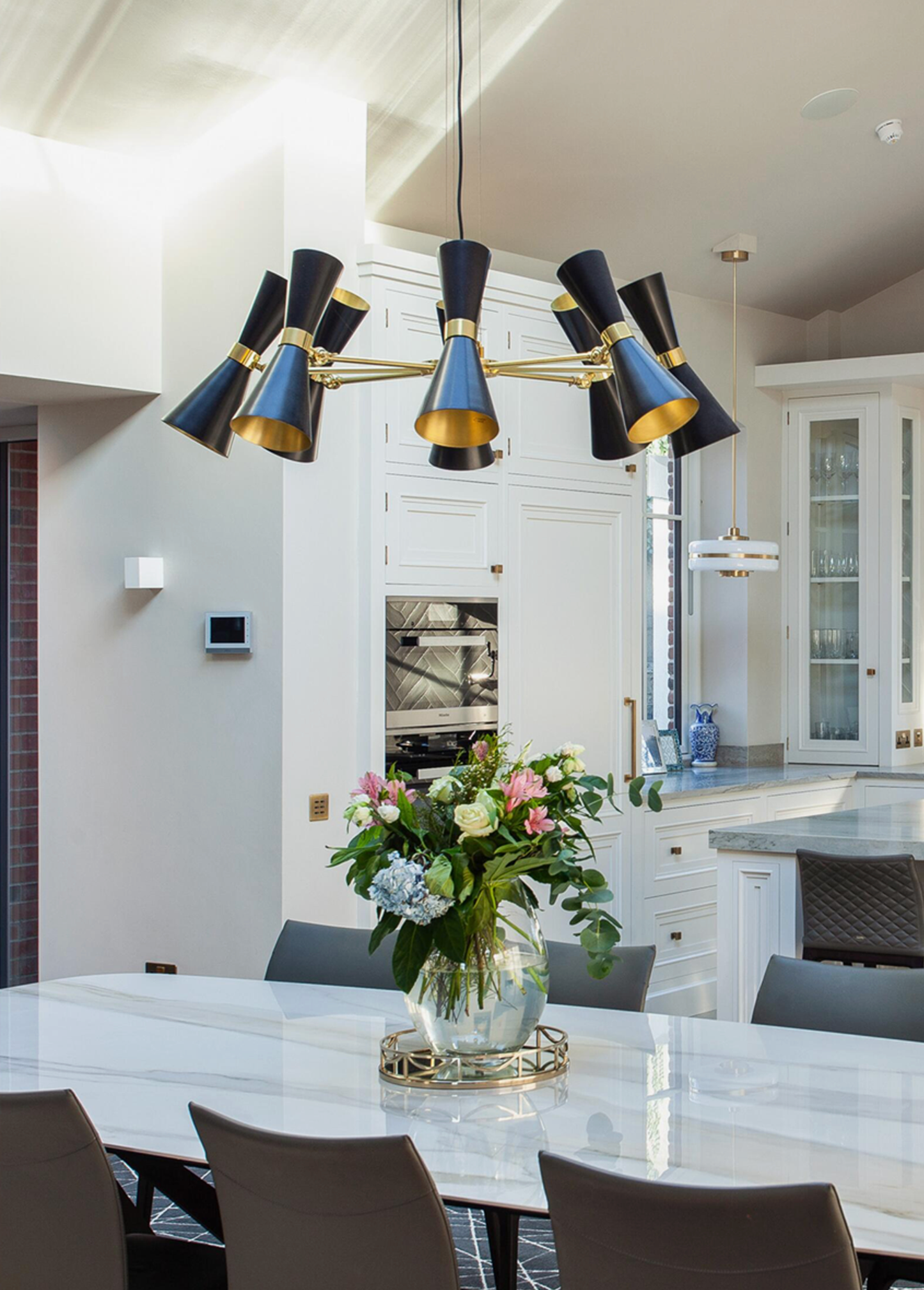 CAIRO - Mid-Century Chandelier, Eight-Arm