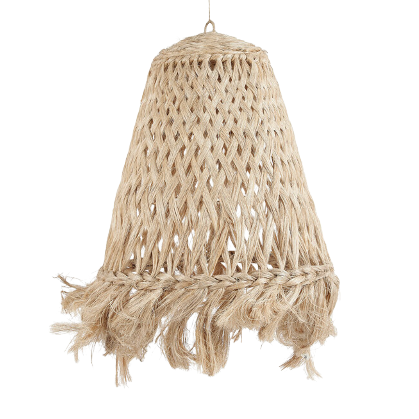 THE ABACA JELLY FISH PENDANT - Natural L