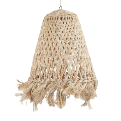 THE ABACA JELLY FISH PENDANT - Natural L