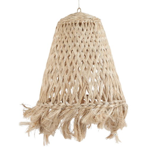 THE ABACA JELLY FISH PENDANT - Natural L