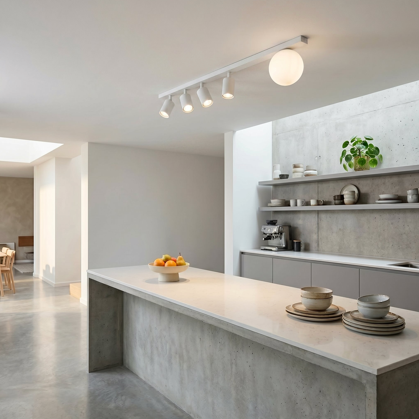 BASTER 5 - Spotlights med glob