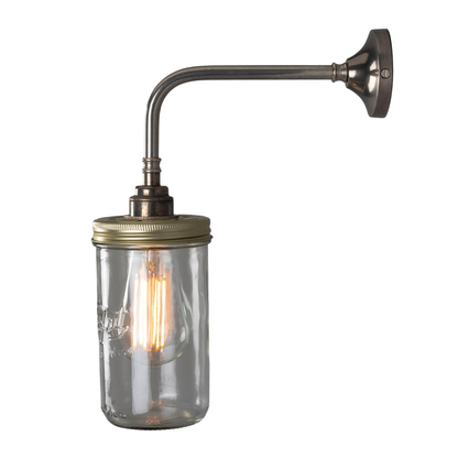 JAM JAR - Vintage Glass Wall Light