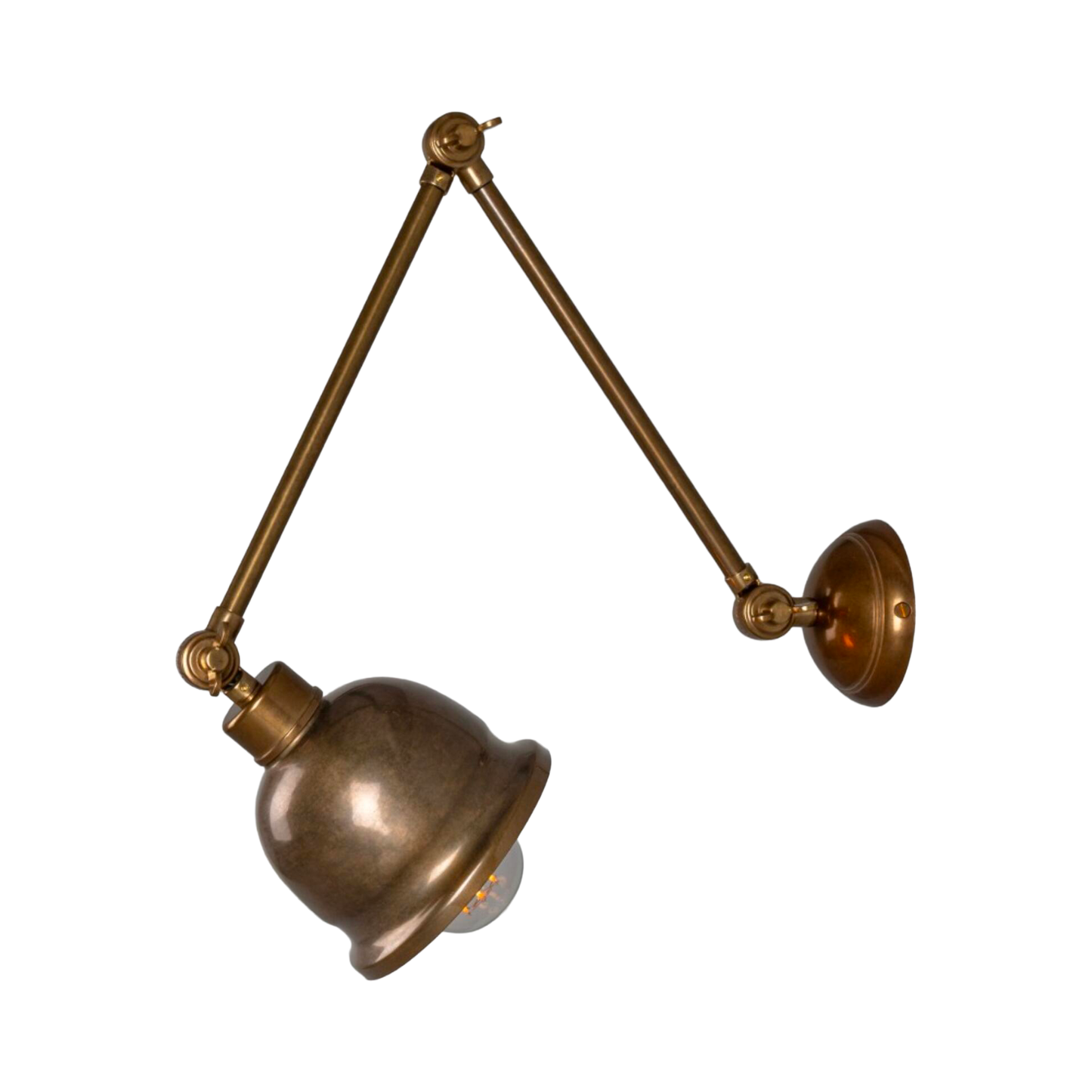 DALE - Vintage Adjustable Brass Picture Light