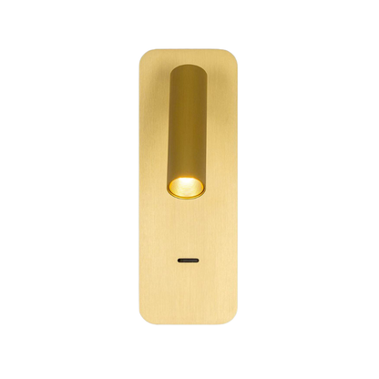 BURNABY - LED Wall Adjustable Reading Light with USB-A Port 22.5cm IP20