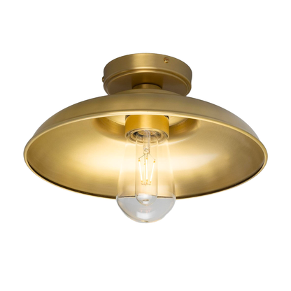 DARYA - Industrial Brass Ceiling Light 32cm IP65