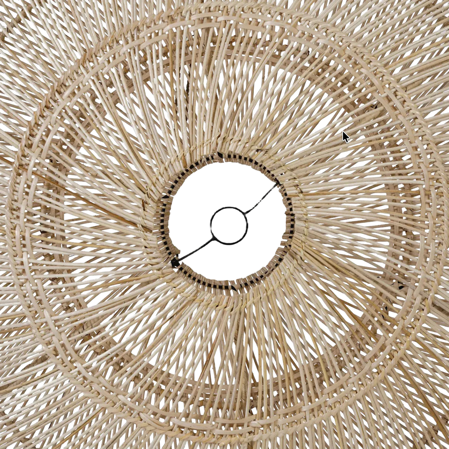 THE MACARON - Pendant Natural L (Diam 110cm)