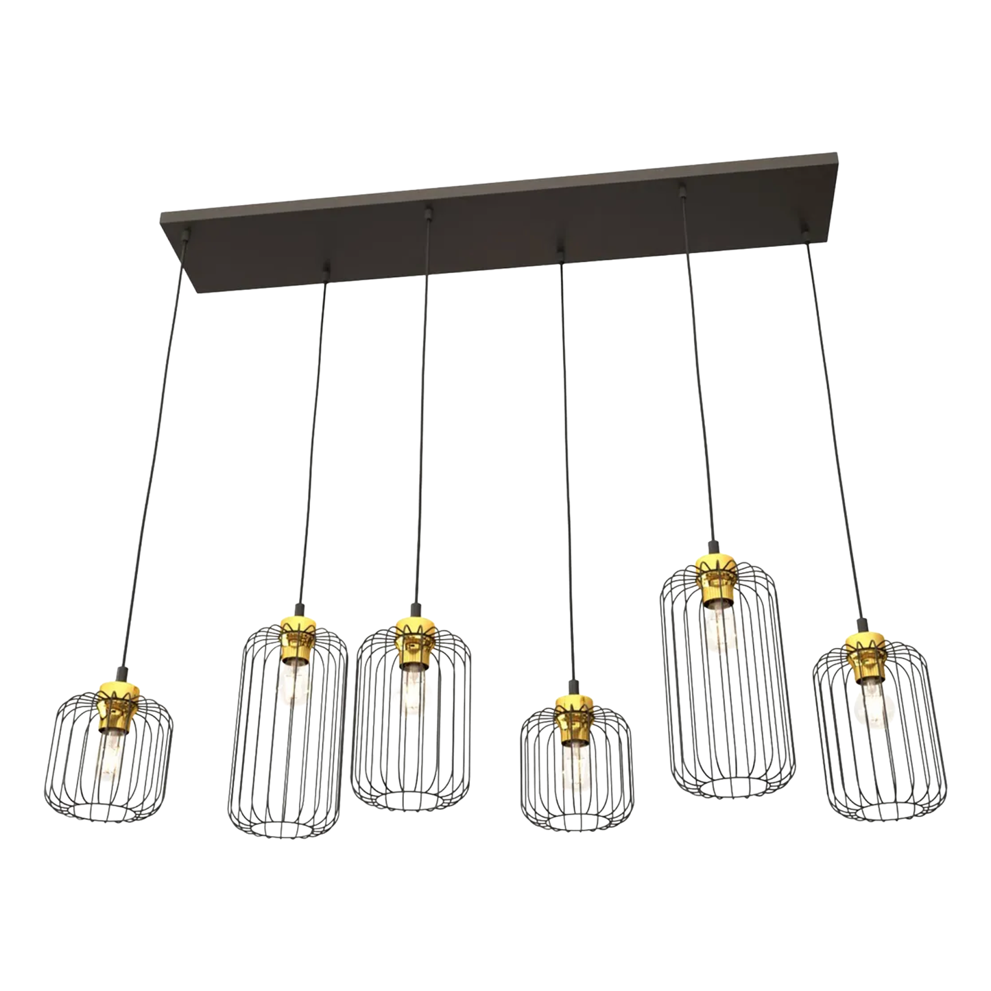 VANDER 6 - Pendel Taklampa Rektangulär 115cm