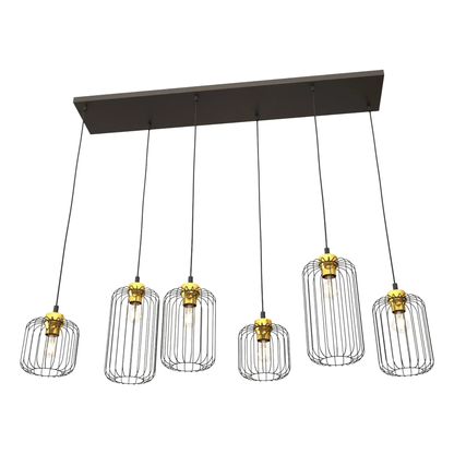 VANDER 6 - Pendel Taklampa Rektangulär 115cm