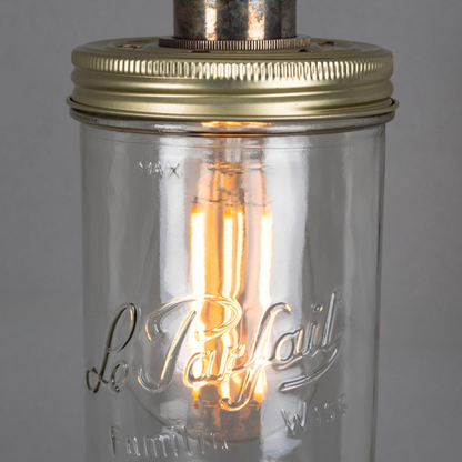 JAM JAR - Vintage Glass Wall Light