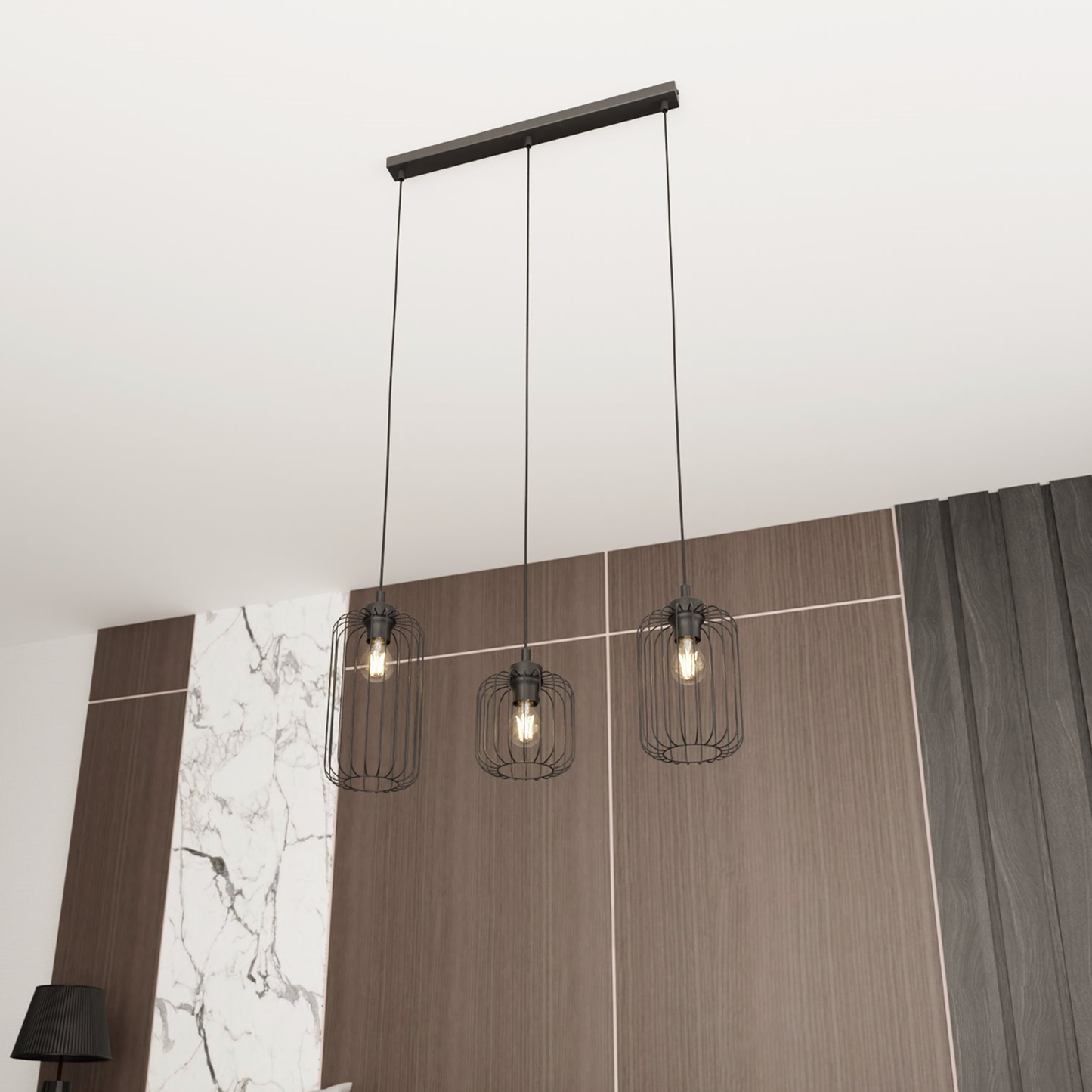 VANDER 3 - Pendel Taklampa Rak 60cm