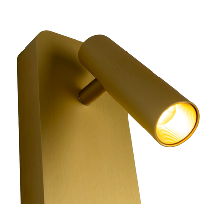 BURNABY - LED Wall Adjustable Reading Light with USB-A Port 22.5cm IP20