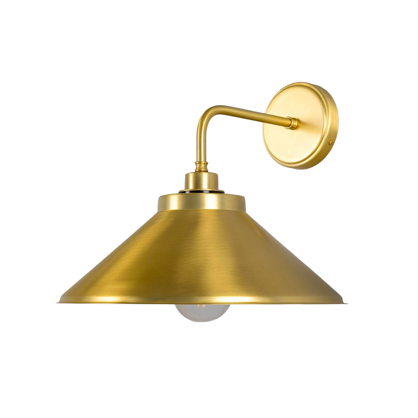 NERISSA -  Brass Bathroom Wall Light 37.5cm IP65