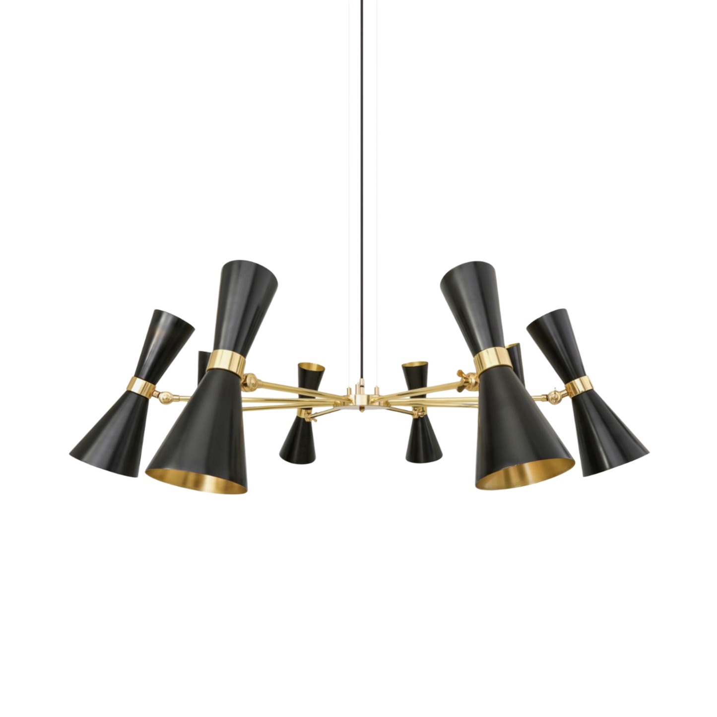 CAIRO - Mid-Century Chandelier, Eight-Arm