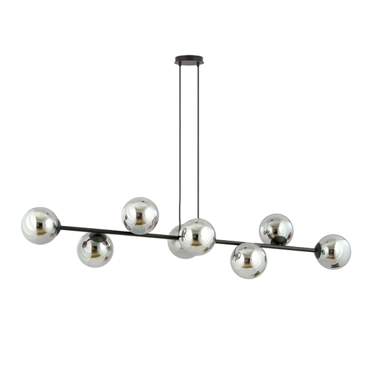 TAKLAMPA ROSSI 8 - Svart 130cm