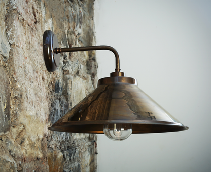 NERISSA -  Brass Bathroom Wall Light 37.5cm IP65