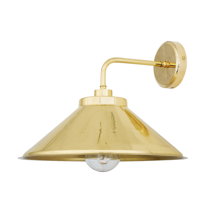 NERISSA -  Brass Bathroom Wall Light 37.5cm IP65