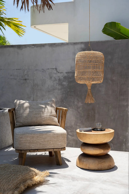 THE DUMPLING FLOOR LAMP - Pendant Natural L