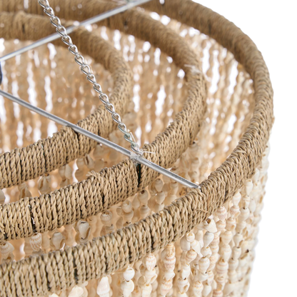 THE LAGOON SHELL CHANDELIER - Natural M