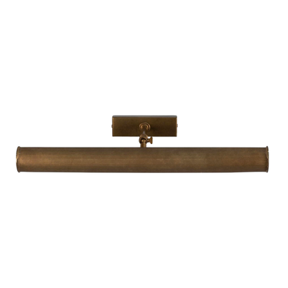 CAMBRIDGE - Adjustable Reeded Brass Picture Light 50.5cm