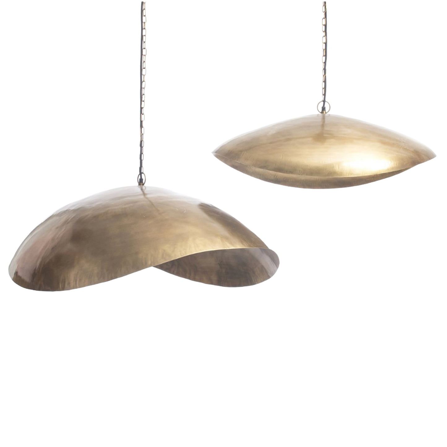 THE FORTUNE COOKIE PENDANT - Brass L