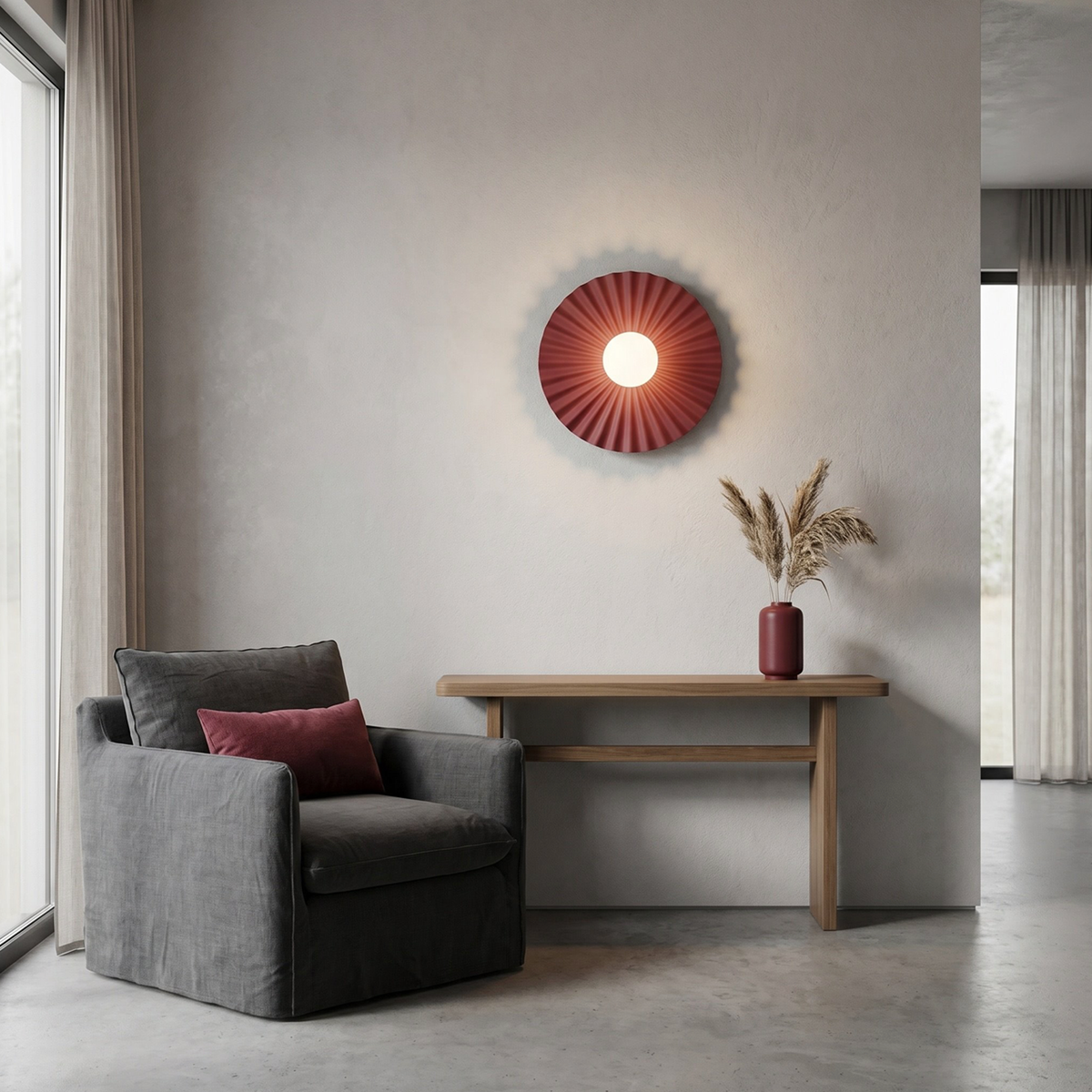 VÄGGLAMPA UMBRA L K1 - D: 35cm