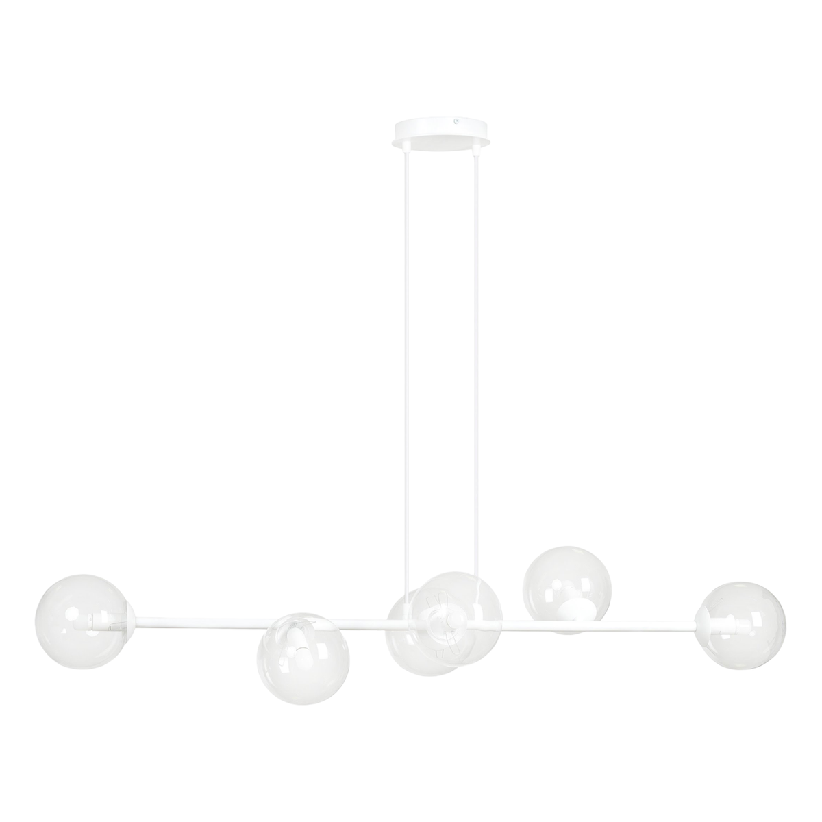TAKLAMPA ROSSI 6 - Vit 110cm (Special Beställningsvara)