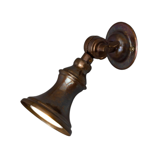 ACCRA - Traditional Small Brass Spotlight 8cm