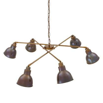 BRIDGETOWN - Six Arm Vintage Chandelier