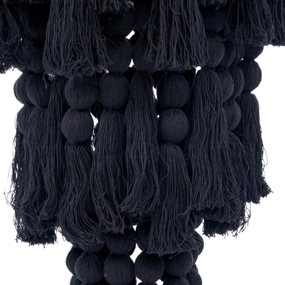 THE NOMAD COTTON CHANDELIER - Black XL