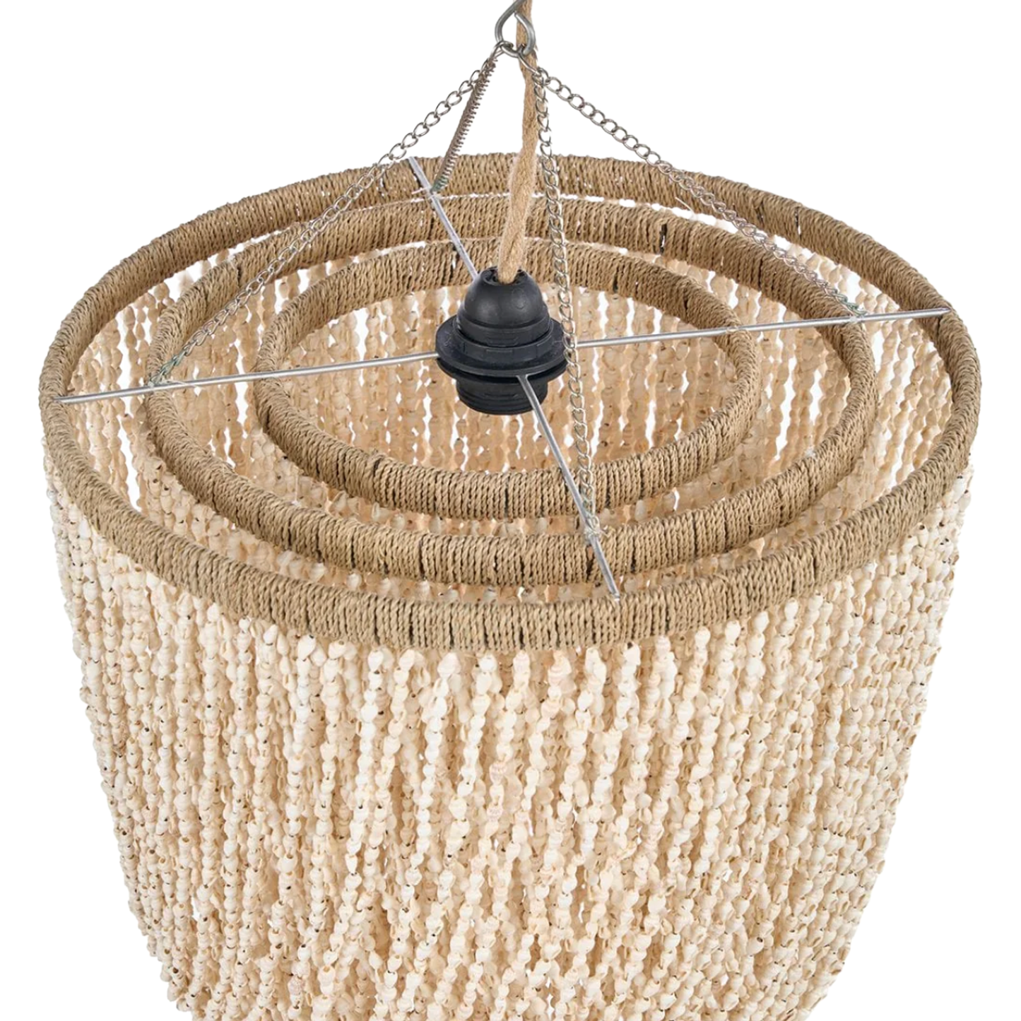 THE LAGOON SHELL CHANDELIER - Natural M