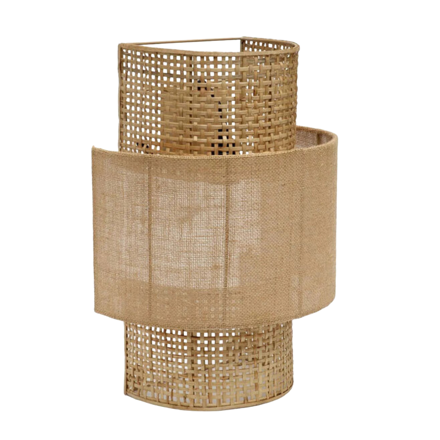 THE BOLLY JUTE WALL LAMP - Natural M
