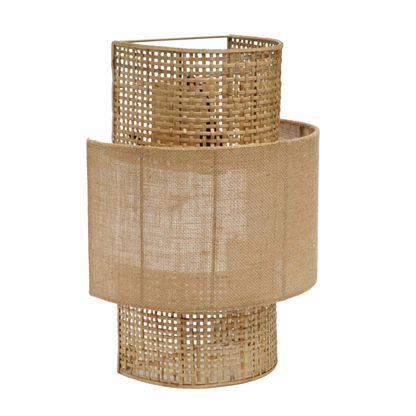 THE BOLLY JUTE WALL LAMP - Natural M