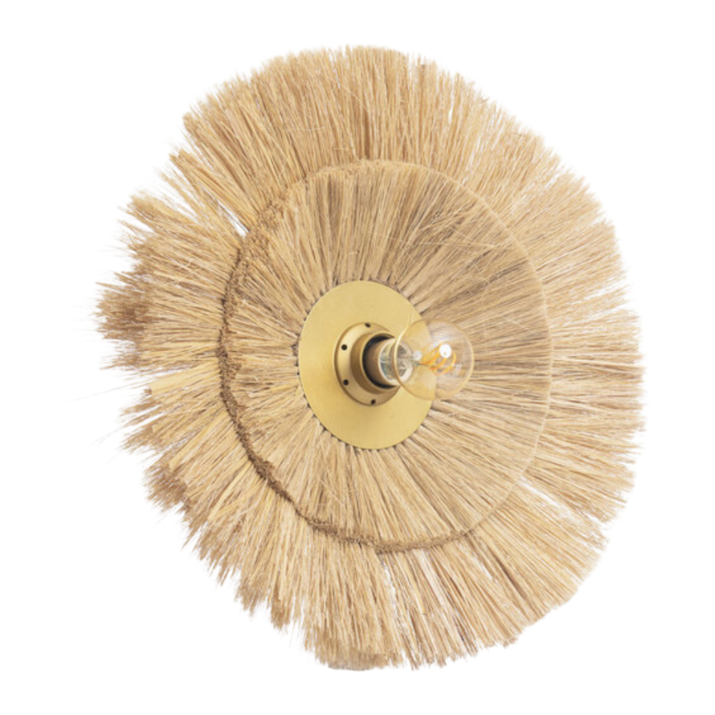 THE DOUBLE TROUBLE WALL LAMP - Natural Gold M