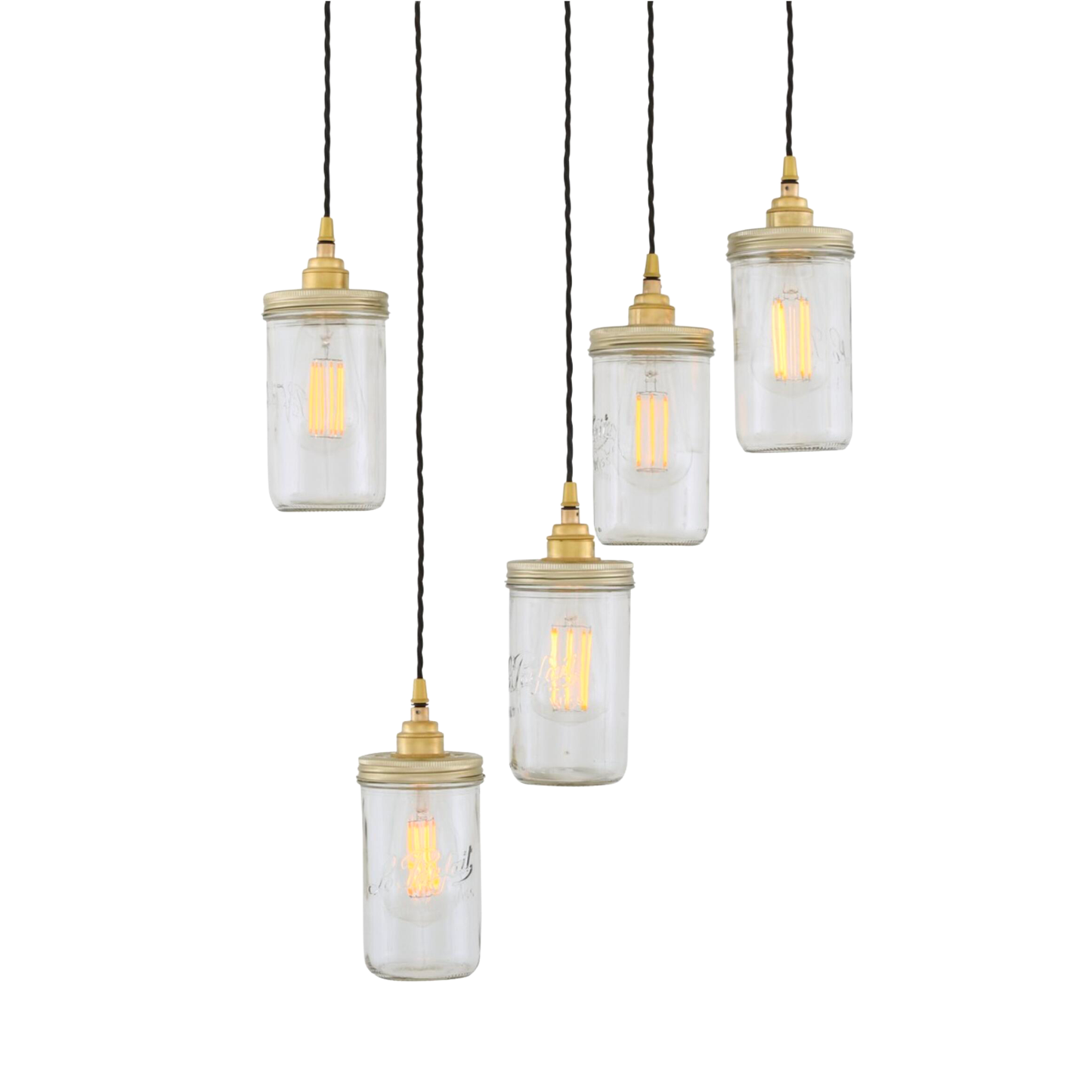 JAM JAR - Pendant Cluster, Five Light
