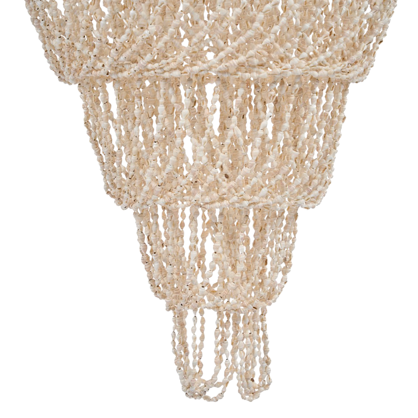 THE OCEAN TOWER SHELL CHANDELIER - Natural L
