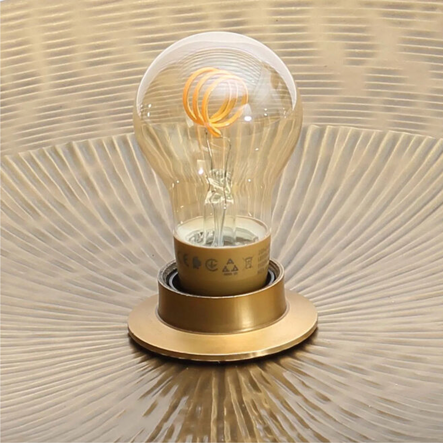 THE DOUBLE FULL MOON WALL LAMP - Brass M