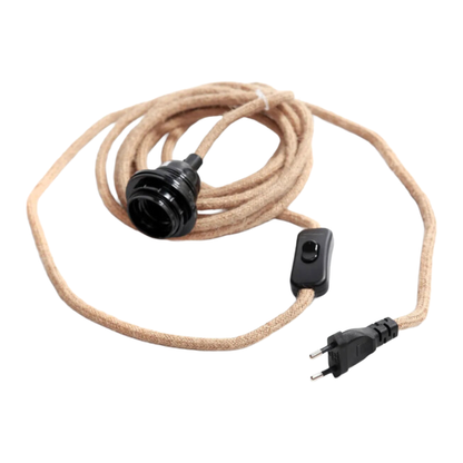 FITTING LAMPS - Natural Black