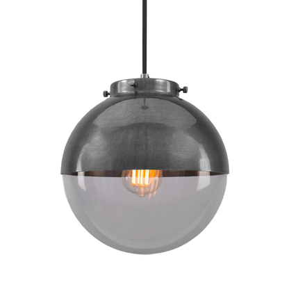 FLORENCE - Brass and Glass Globe Pendant Light