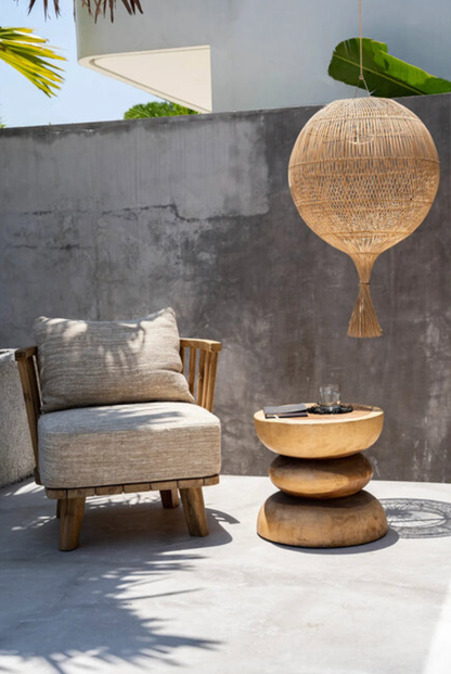 THE WONTON FLOOR LAMP - Pendant Natural