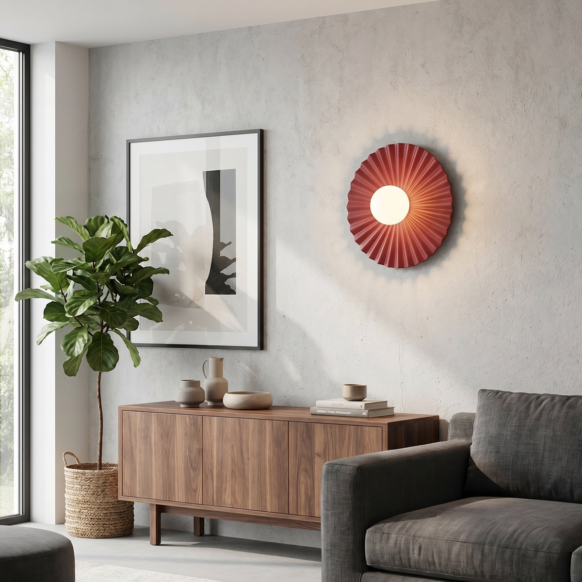 VÄGGLAMPA UMBRA L K1 - D: 35cm