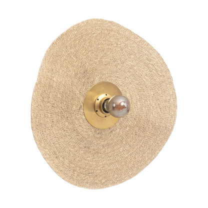 THE LET´S GROOVE WALL LAMP - Natural Brass M