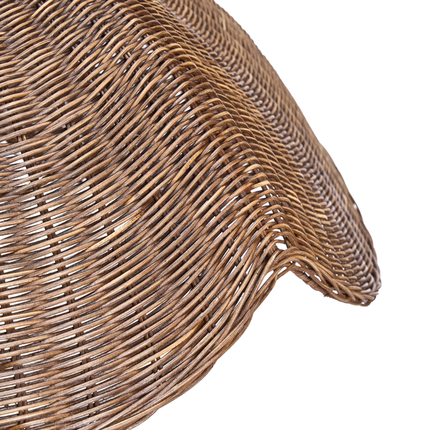 THE WAVE PENDANT - Dark Walnut L