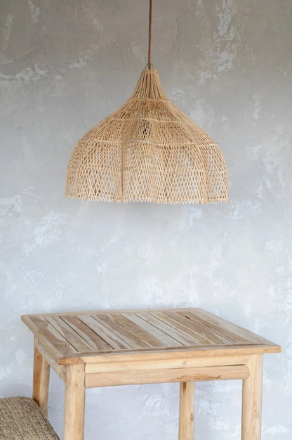 THE WHIPPED PENDANT - Natural M (Diam 60cm)