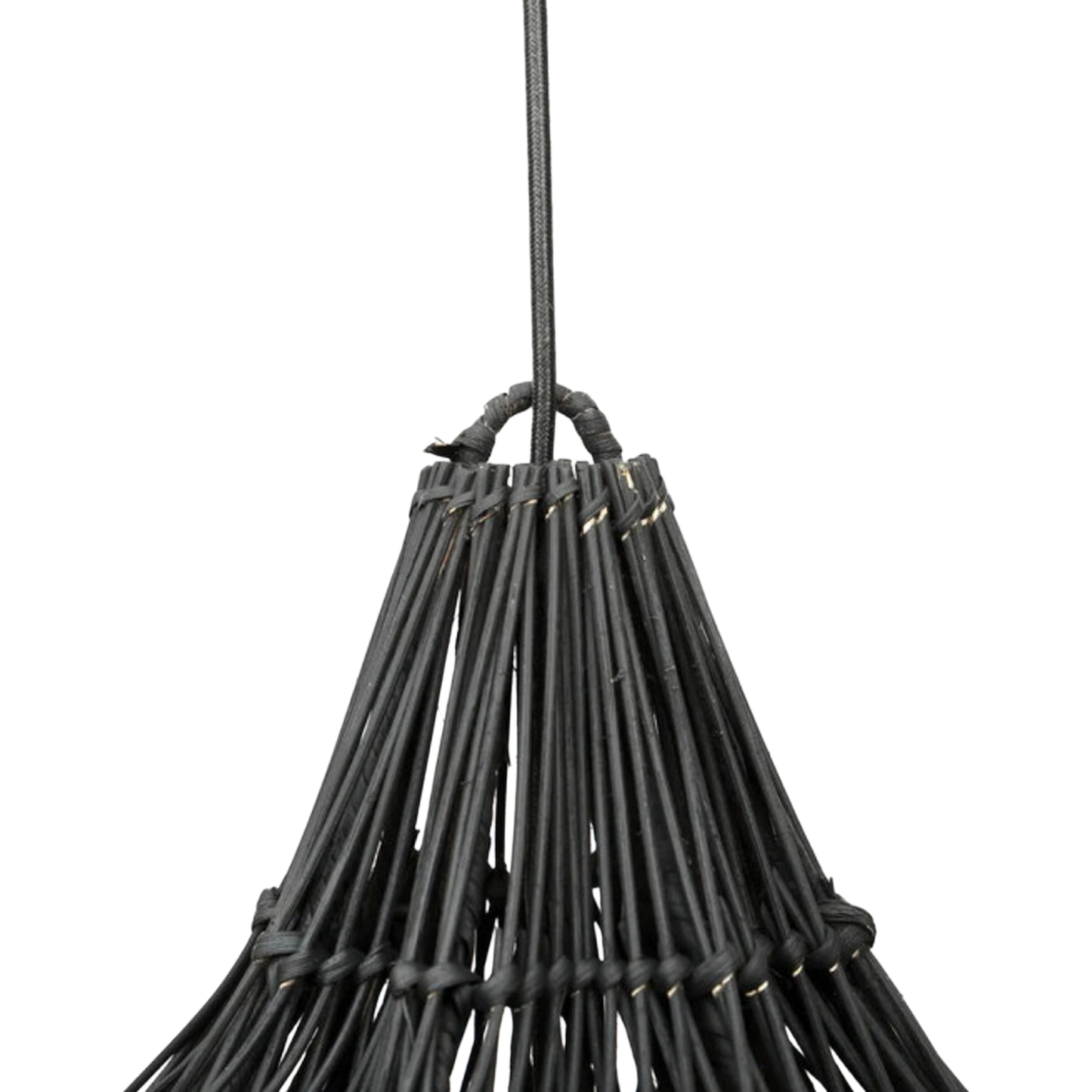 THE WHIPPED PENDANT - Black XL (Diam: 110cm)