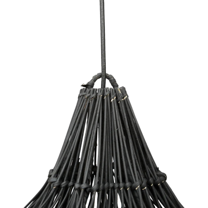 THE WHIPPED PENDANT - Black XL (Diam: 110cm)